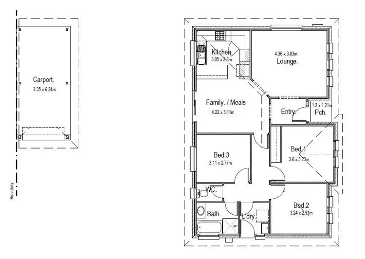 Floorplan of Homely house listing, 13A First Street, Gawler South SA 5118