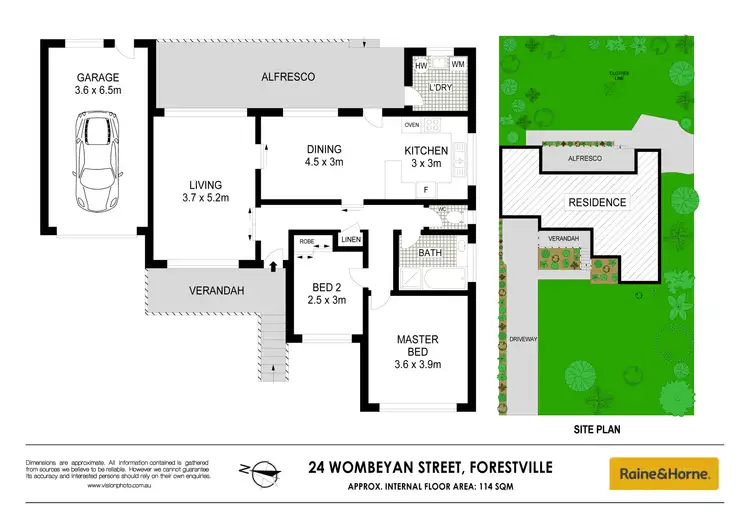 Floorplan of Homely house listing, 24 Wombeyan Street, Forestville NSW 2087