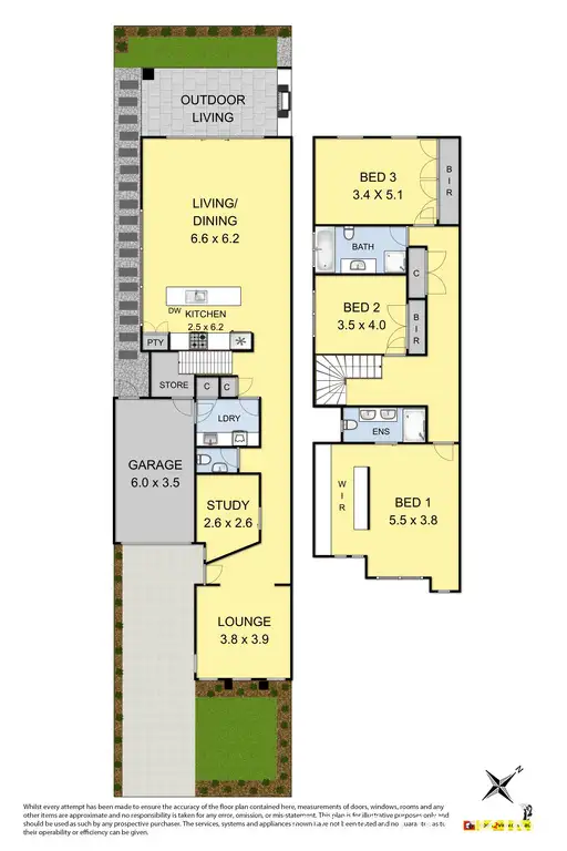 Floorplan of Homely townhouse listing, 154 Mills Street, Altona North VIC 3025