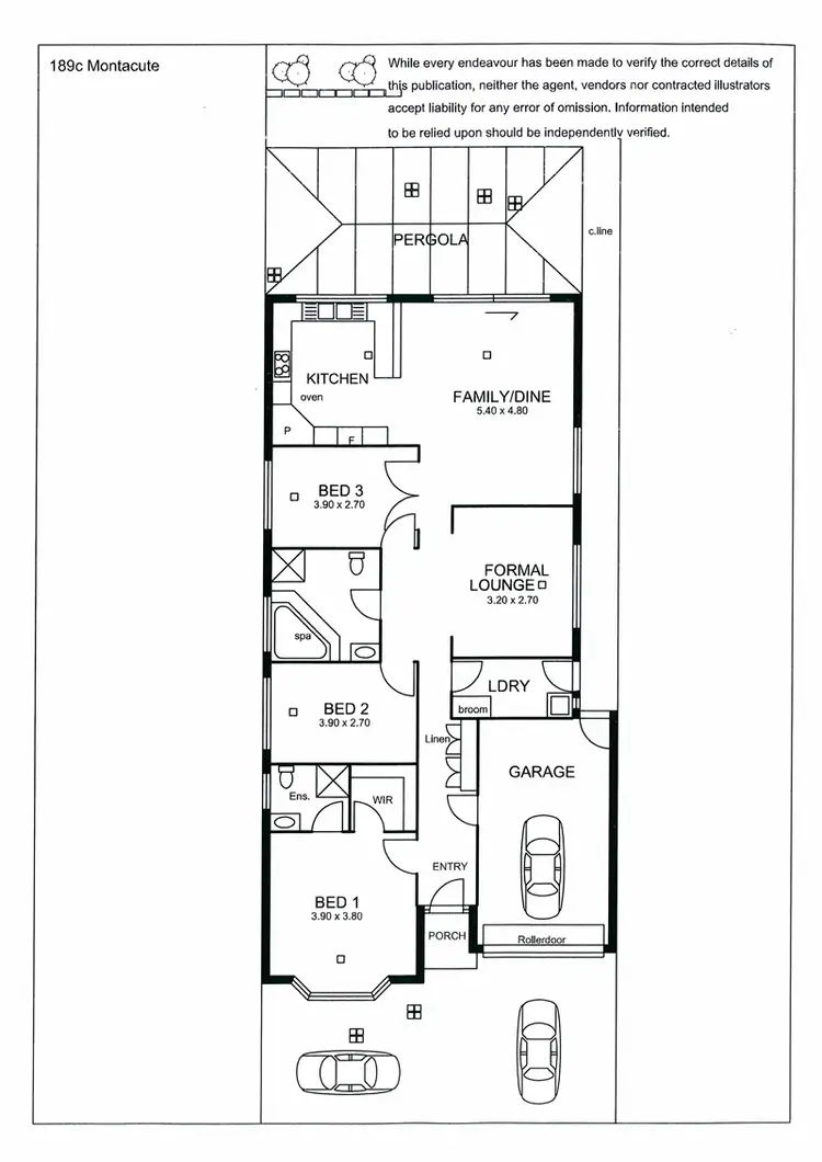Floorplan of Homely house listing, 189 C Montacute Road, Newton SA 5074