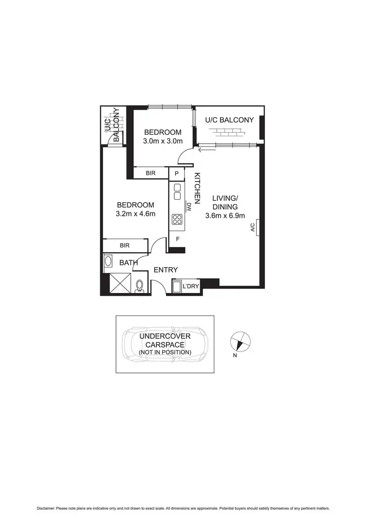 Floorplan of Homely apartment listing, 1310/12 Queens Road, Melbourne VIC 3004