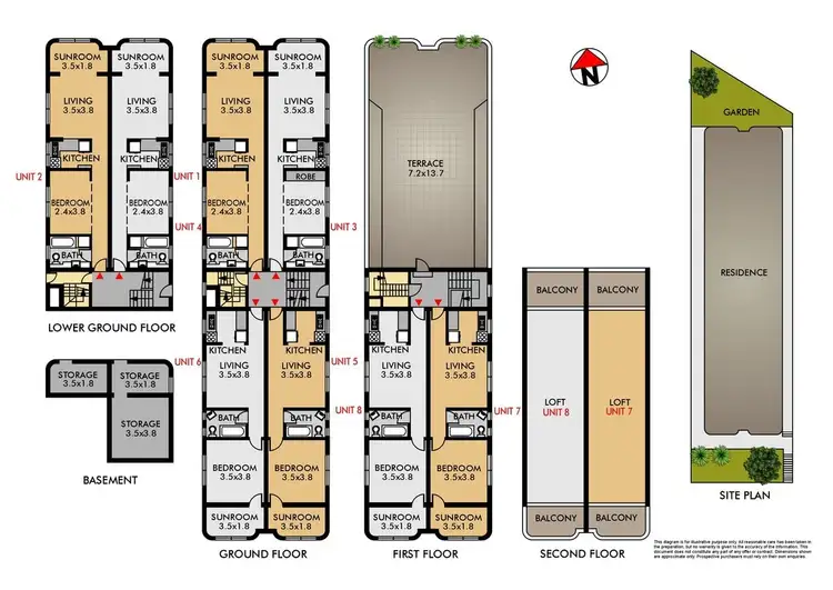 Floorplan of Homely apartment listing, 66 Fletcher Street, Bondi NSW 2026