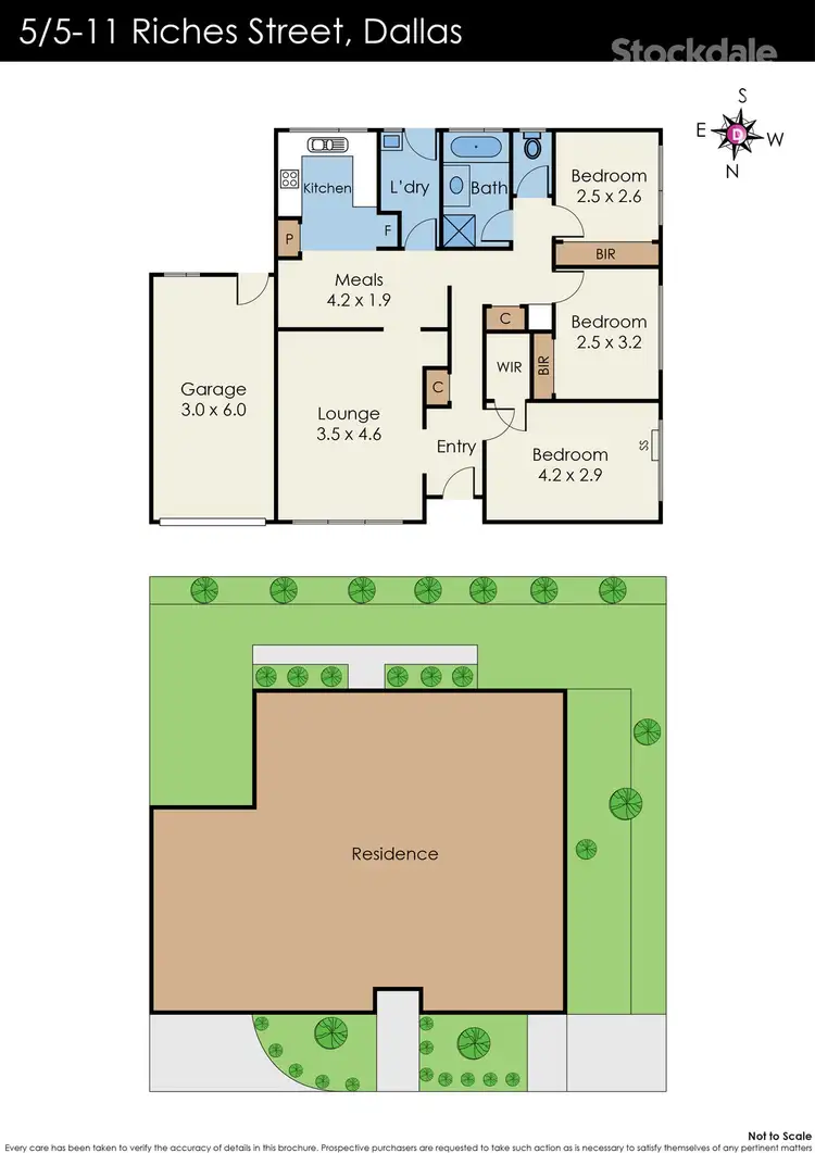 Floorplan of Homely unit listing, 5/5-11 Riches Street, Dallas VIC 3047