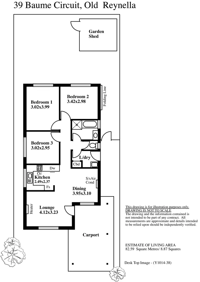 Floorplan of Homely house listing, 39 Baume Circuit, Old Reynella SA 5161