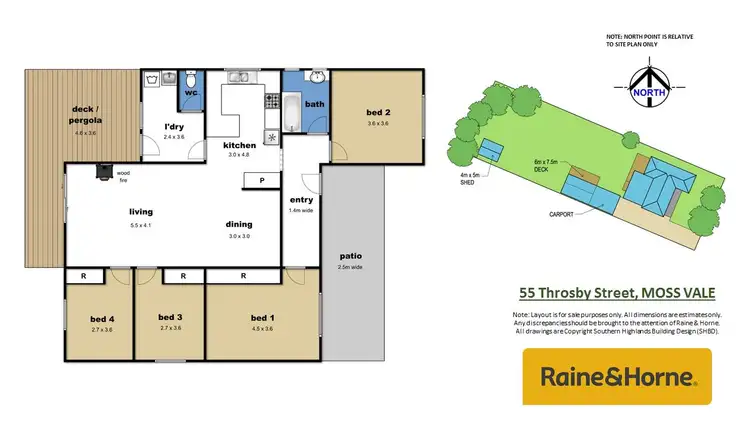 Floorplan of Homely house listing, 55 Throsby Street, Moss Vale NSW 2577