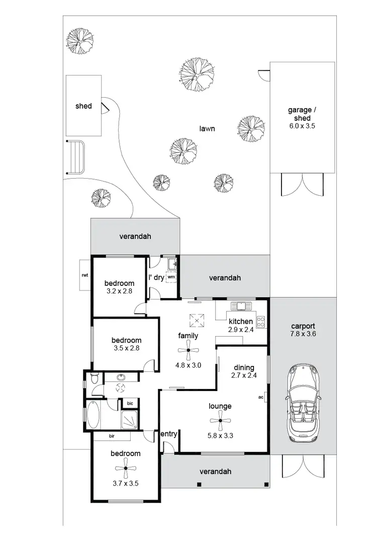 Floorplan of Homely house listing, 1 Hoy Street, Noarlunga Downs SA 5168