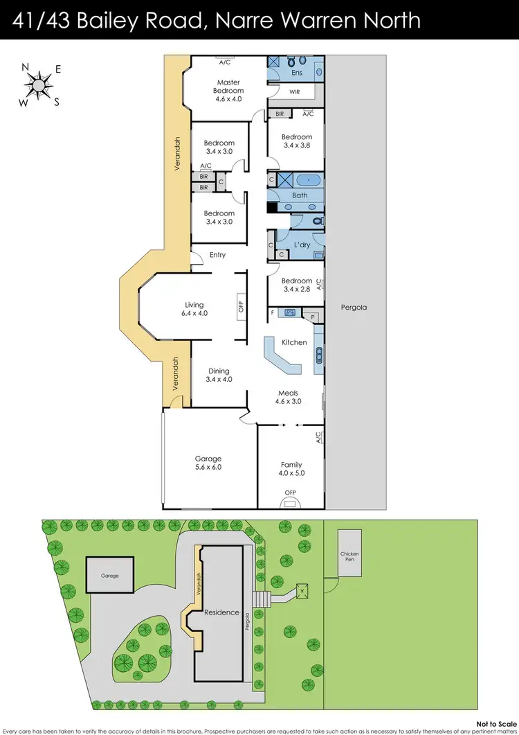 Floorplan of Homely house listing, 41-43 Bailey Road, Narre Warren North VIC 3804