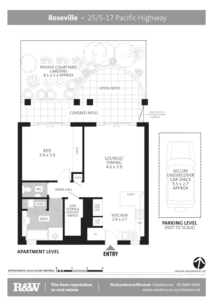 Floorplan of Homely unit listing, 25/5-17 Pacific Highway, Roseville NSW 2069