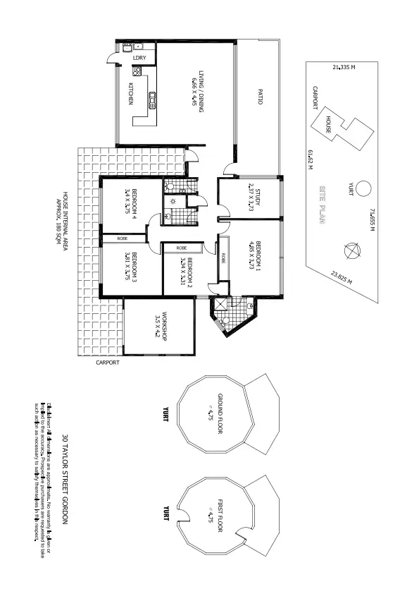 Floorplan of Homely house listing, 30 Taylor st, Gordon NSW 2072