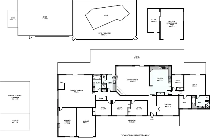 Floorplan of Homely house listing, 22 Moondyne Trail, Gnangara WA 6077