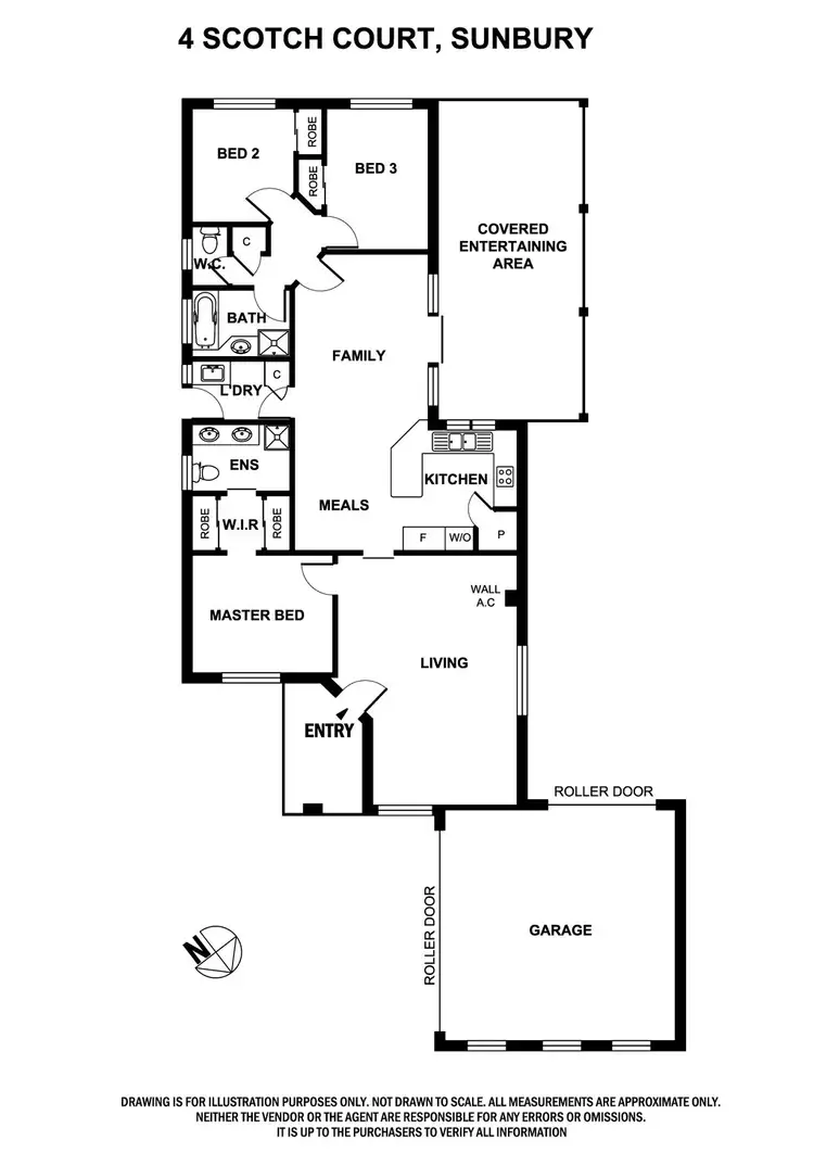 Floorplan of Homely house listing, 4 Scotch Court, Sunbury VIC 3429