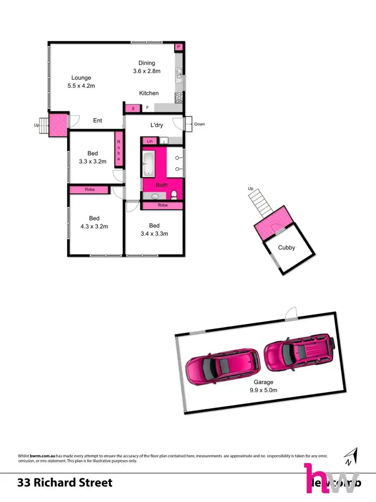 Floorplan of Homely house listing, 33 Richard Street, Newcomb VIC 3219