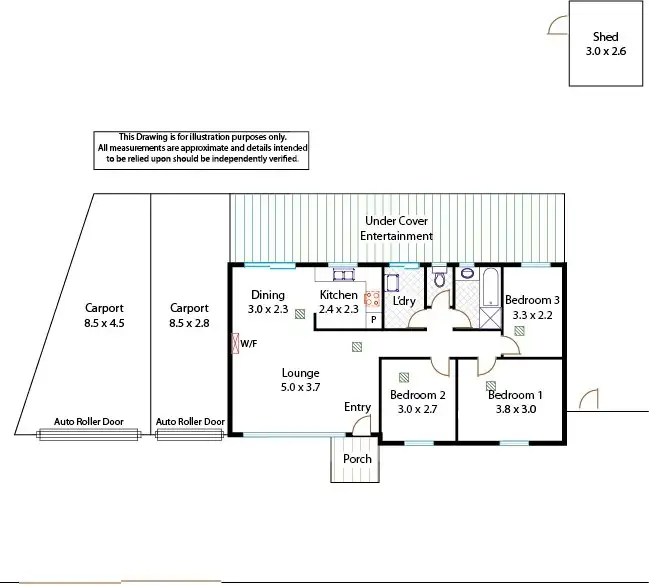 Floorplan of Homely house listing, 2 Mcinnis Avenue, Burton SA 5110