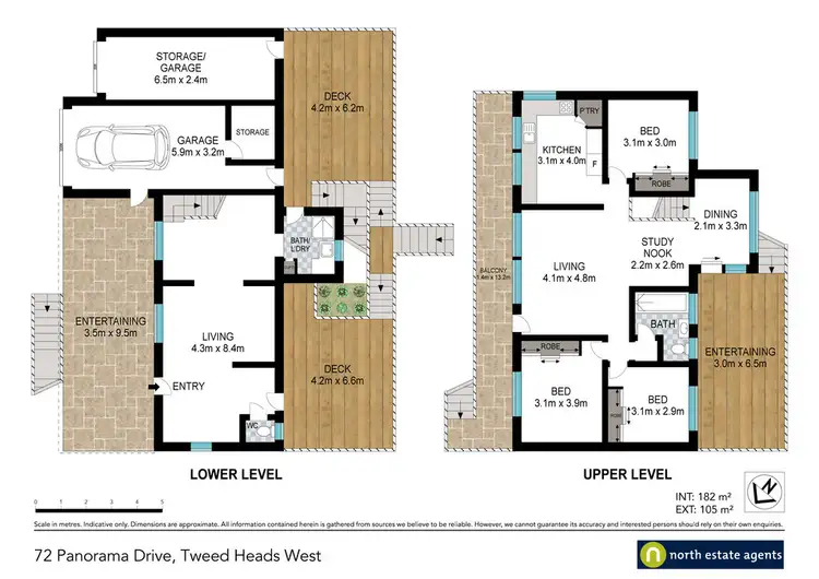 Floorplan of Homely house listing, 72 Panorama Drive, Tweed Heads West NSW 2485