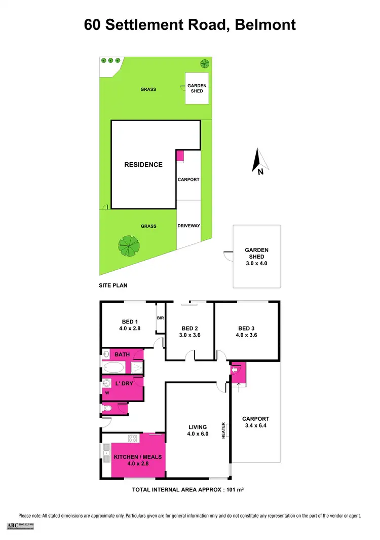 Floorplan of Homely house listing, 60 Settlement Road, Belmont VIC 3216