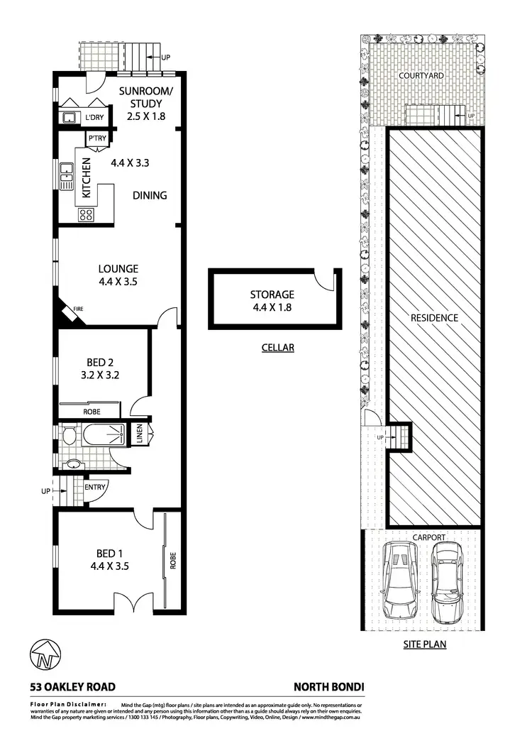 Floorplan of Homely house listing, 53 Oakley Road, North Bondi NSW 2026