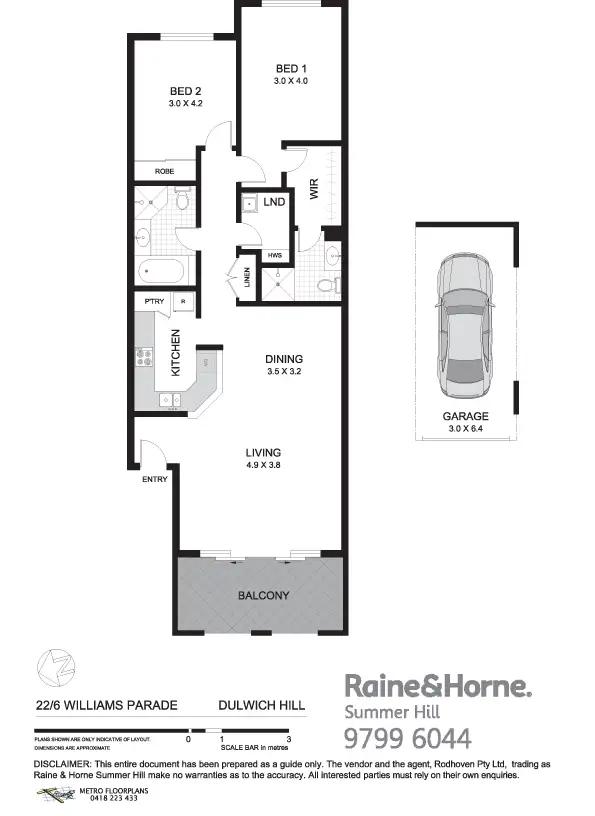Floorplan of Homely apartment listing, 22/6 Williams Parade, Dulwich Hill NSW 2203