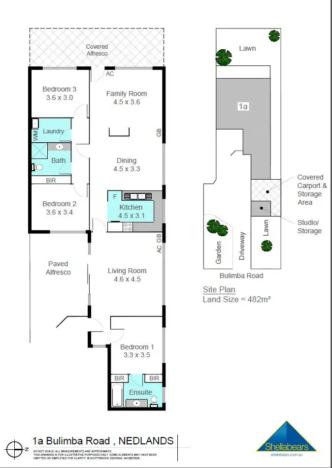 Floorplan of Homely house listing, 1A Bulimba Road, Nedlands WA 6009