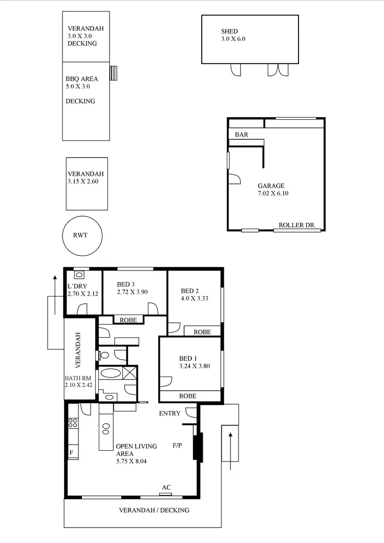 Floorplan of Homely house listing, 15 Pearson Avenue, Port Lincoln SA 5606
