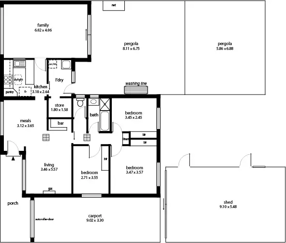 Floorplan of Homely house listing, 35 Barnabas Crescent, Christie Downs SA 5164