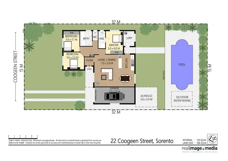 Floorplan of Homely house listing, 22 Coogeen Street, Sorrento QLD 4217