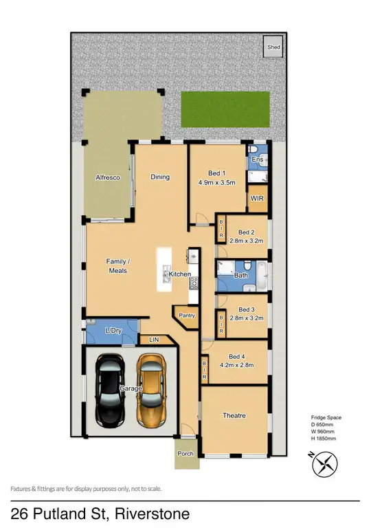 Floorplan of Homely house listing, 26 Putland Street, Riverstone NSW 2765