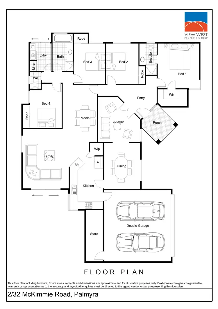 Floorplan of Homely house listing, 2/32-34 McKimmie Road, Palmyra WA 6157