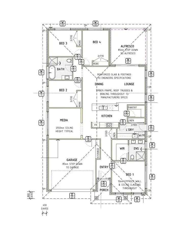 Floorplan of Homely house listing, 3 Michelle Court, Mudgee NSW 2850