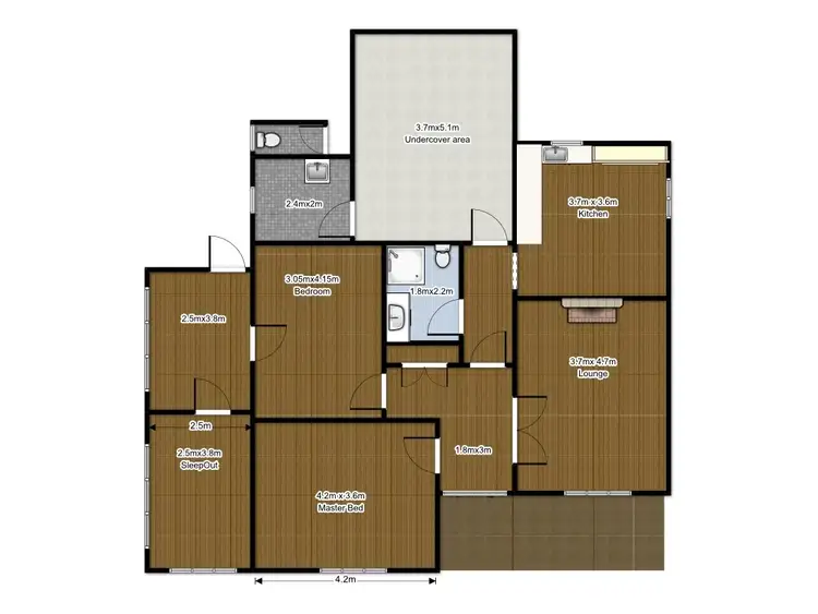 Floorplan of Homely house listing, 44 May Street, East Fremantle WA 6158