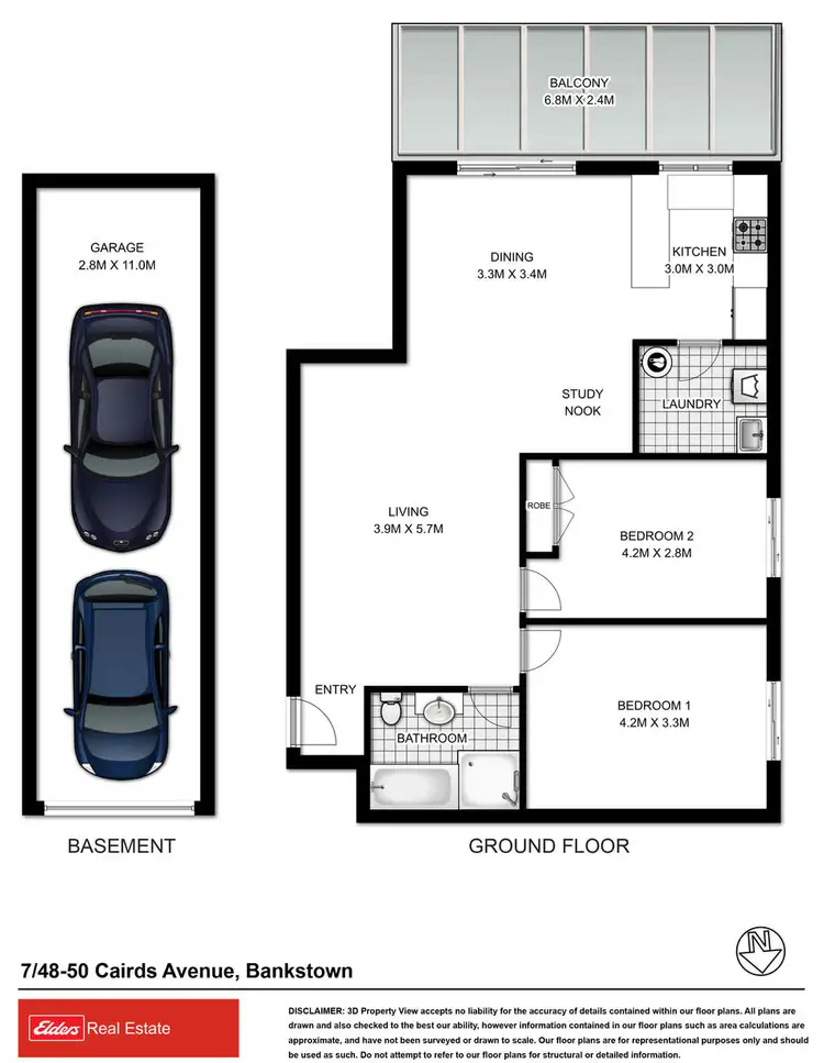 Floorplan of Homely unit listing, 7/48 Cairds Avenue, Bankstown NSW 2200