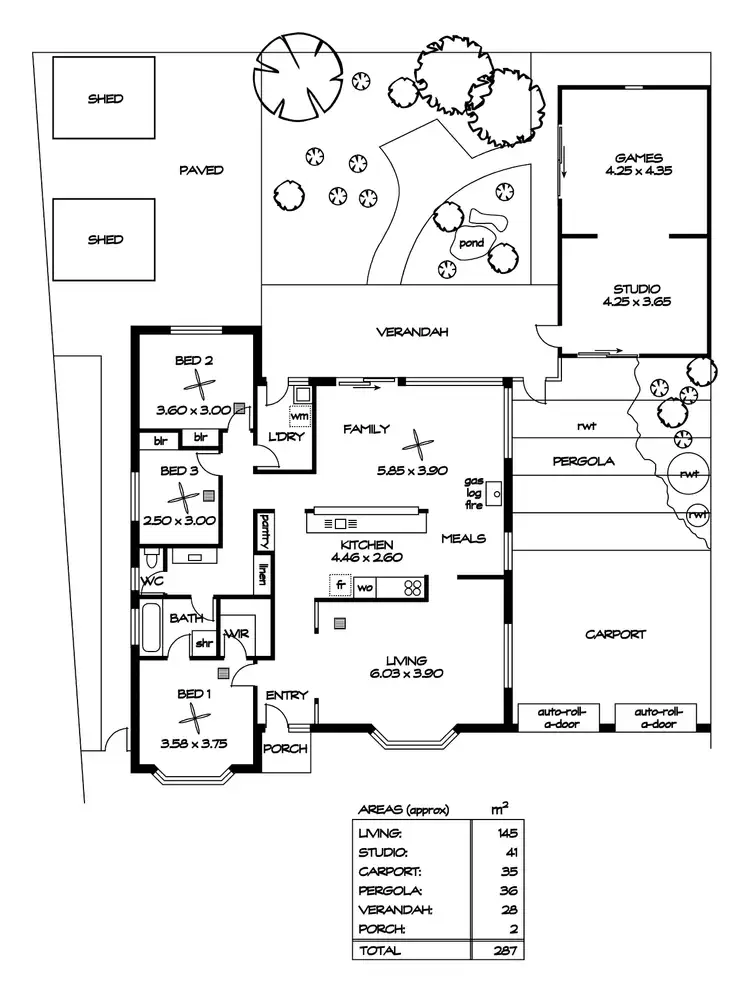 Floorplan of Homely house listing, 38 Holyoake Crescent, Hillbank SA 5112