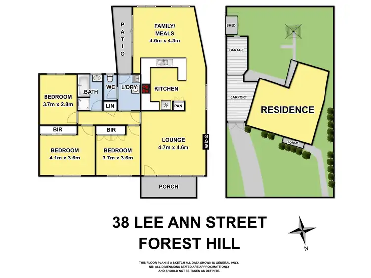 Floorplan of Homely house listing, 38 Lee Ann Street, Forest Hill VIC 3131