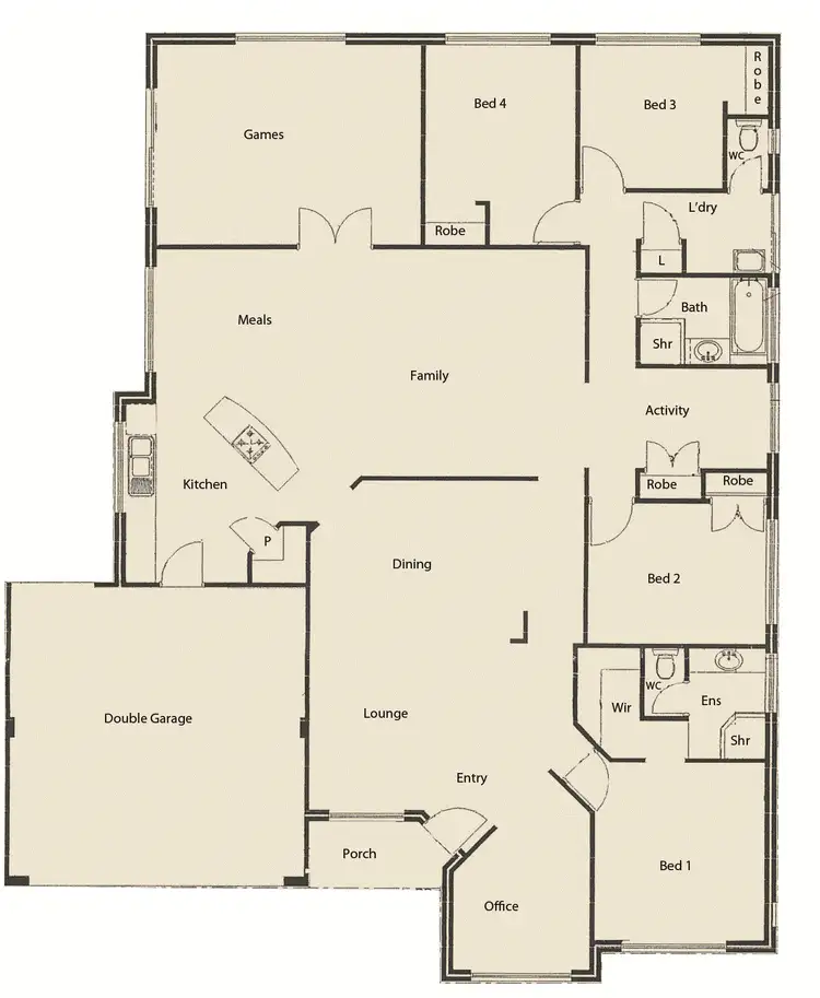 Floorplan of Homely house listing, 5 Jurrell Street, Mandurah WA 6210