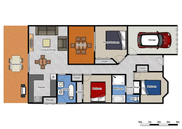 Floorplan of Homely house listing, 21 Scarlet Place, Forest Lake QLD 4078