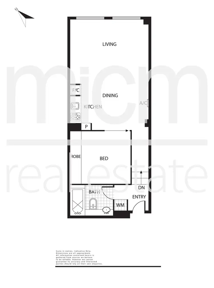 Floorplan of Homely apartment listing, 103/100 Exhibition Street, Melbourne VIC 3000