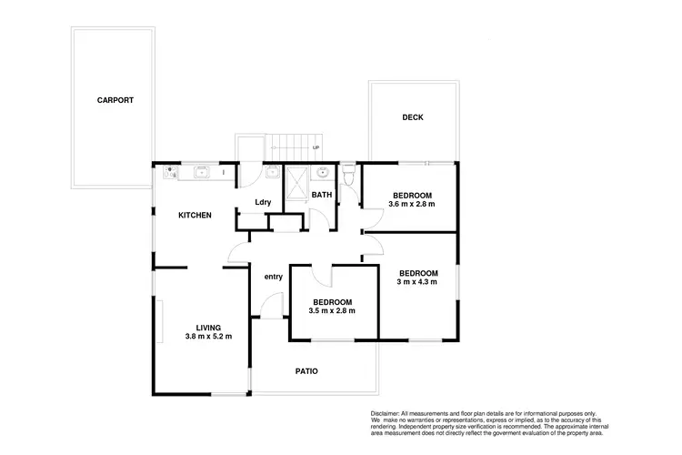 Floorplan of Homely house listing, 11 Kinarra Crescent, Chigwell TAS 7011