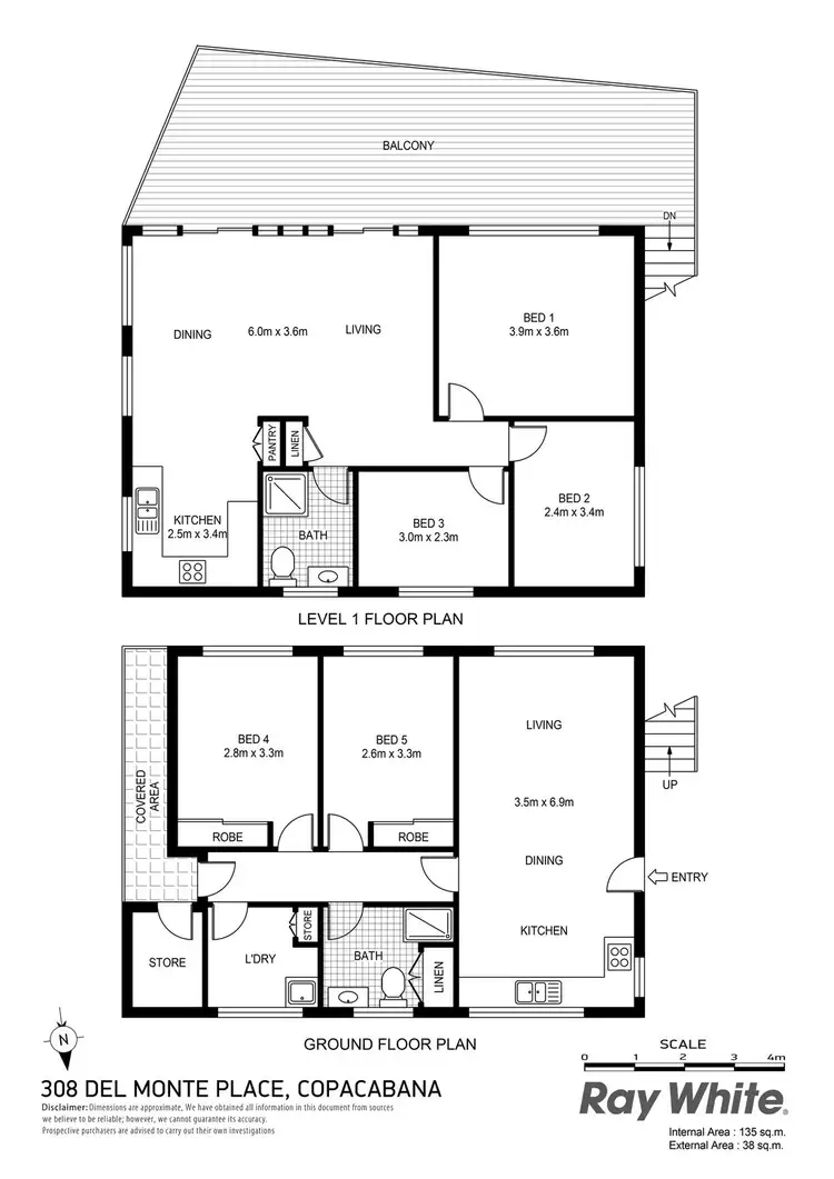 Floorplan of Homely house listing, 308 Del Monte Place, Copacabana NSW 2251