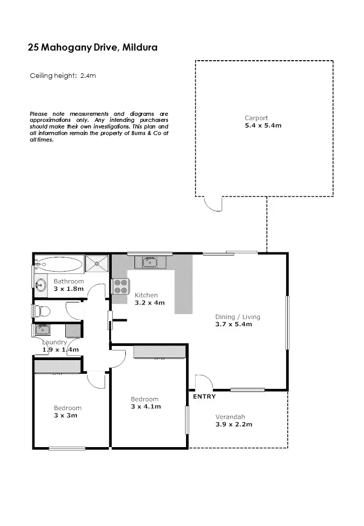 Floorplan of Homely house listing, 25 Mahogany Drive, Mildura VIC 3500