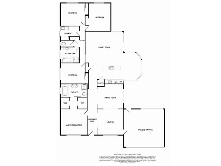 Floorplan of Homely house listing, 88 Turnbull Drive, East Maitland NSW 2323