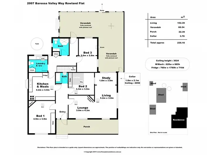 Floorplan of Homely house listing, 2007 Barossa Valley Way, Tanunda SA 5352
