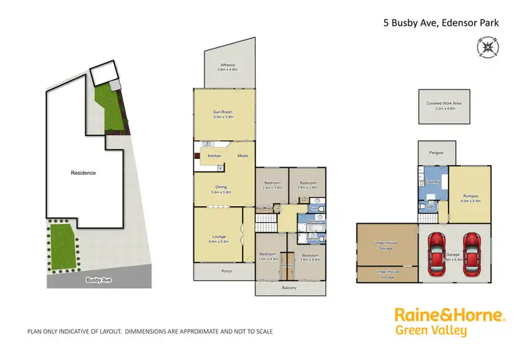 Floorplan of Homely house listing, 5 Busby Avenue, Edensor Park NSW 2176
