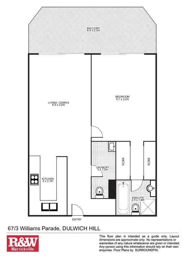 Floorplan of Homely unit listing, 67/3 Williams Parade, Dulwich Hill NSW 2203