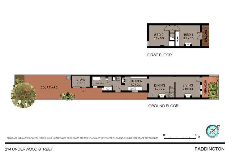 Floorplan of Homely house listing, 214 Underwood Street, Paddington NSW 2021