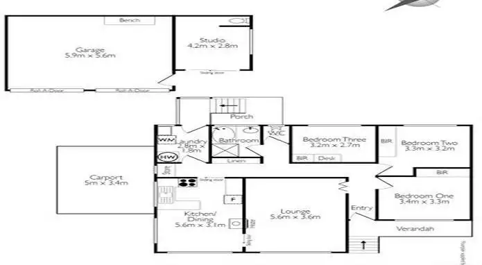 Floorplan of Homely house listing, 23 Bruce St, Prospect TAS 7250