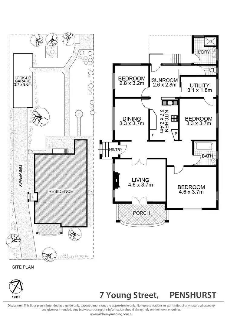 Floorplan of Homely house listing, 7 Young Street, Penshurst NSW 2222