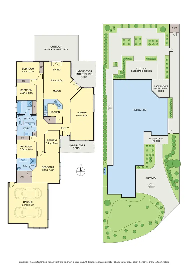 Floorplan of Homely house listing, 11 Persimmon Place, Werribee VIC 3030