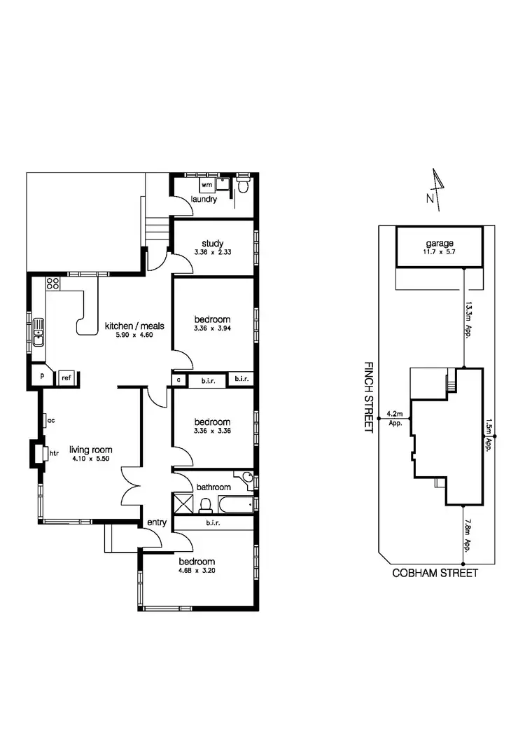 Floorplan of Homely house listing, 10 Cobham Street, Altona VIC 3018