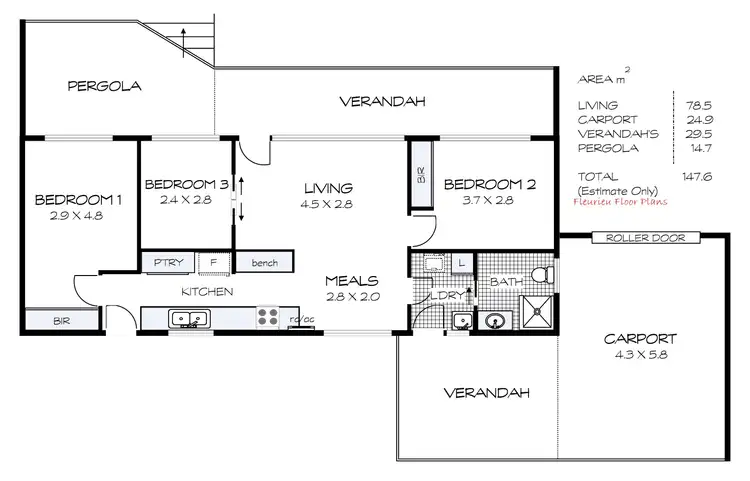 Floorplan of Homely house listing, 4 Keithalan Avenue, Victor Harbor SA 5211