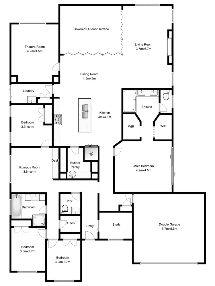 Floorplan of Homely house listing, 21 Deltaview Avenue, Haywards Bay NSW 2530