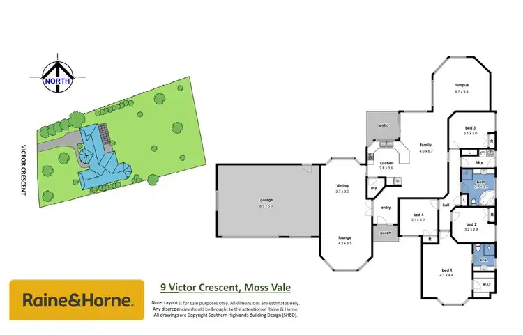 Floorplan of Homely house listing, 9 Victor Crescent, Moss Vale NSW 2577